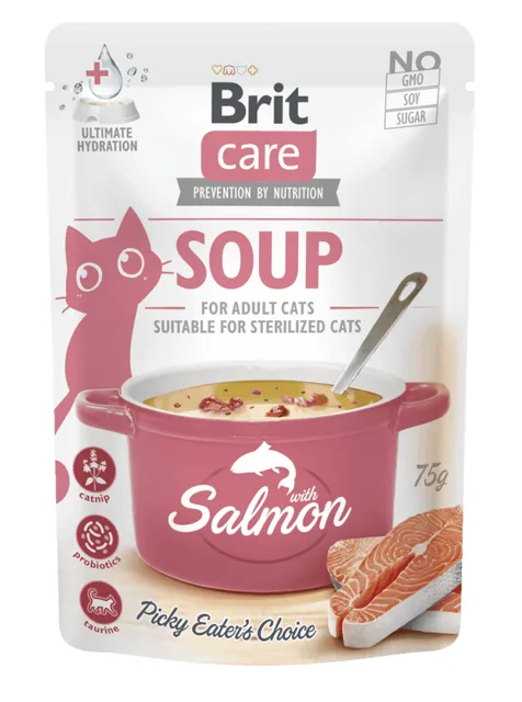 Brit Care Soup 75g - S Lososem