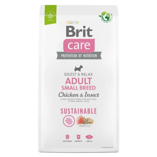 BRIT Care Sustainable Adult Small Breed granule pro psy, Hmotnost balení: 7 kg