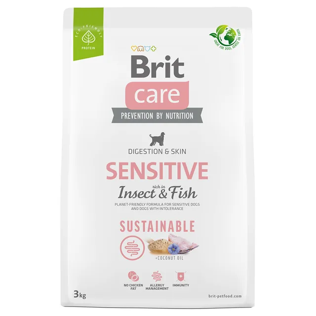 Brit Care Sustainable Sensitive Fish & Insect - 2 x 12 kg