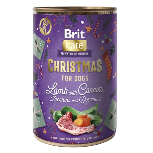 Brit Care vánoční výběr  - 32 x 400 g (4 varianty)