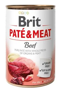Brit Dog Konzerva Paté & Meat Beef 400g