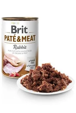Brit Dog Konzerva Paté & Meat Rabbit 800g