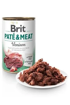 Brit Dog Konzerva Paté & Meat Venison 800g