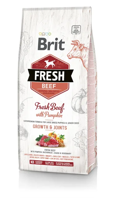 BRIT Fresh Beef &amp; Pumpkin Puppy Large 12 kg