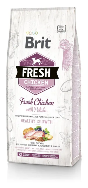 BRIT Fresh Chicken &amp; Potato Puppy Healthy Growth 2,5 kg