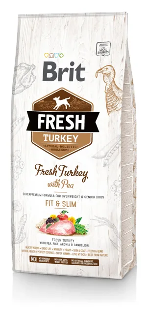 BRIT Fresh Turkey &amp; Pea Light Fit &amp; Slim 12kg