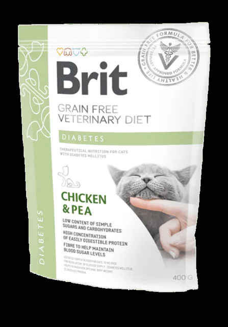 Brit GF Veterinary Diets Cat Diabetes 400 g