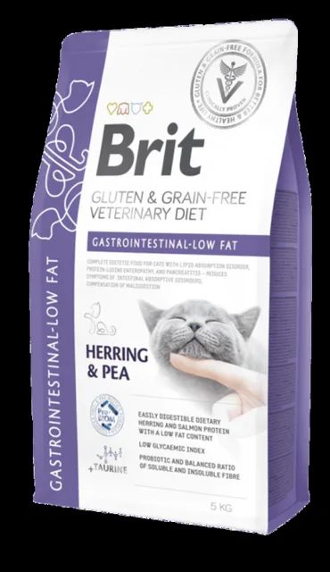 Brit GF Veterinary Diets Cat Gastrointestinal-Low fat