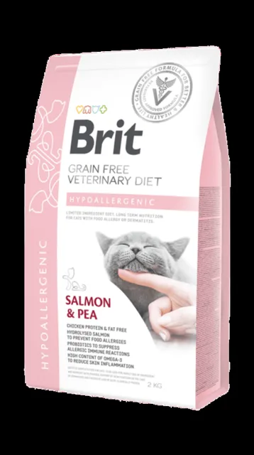 Brit GF Veterinary Diets Cat Hypoallergenic 2 kg