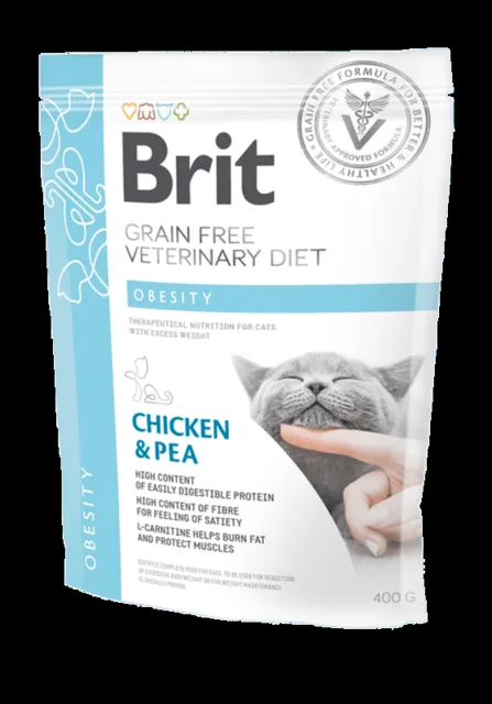 Brit GF Veterinary Diets Cat Obesity 400 g