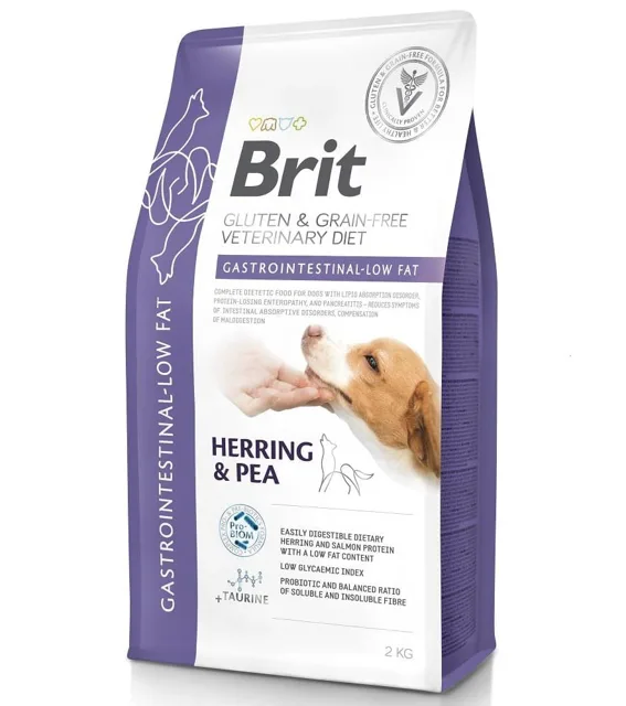BRIT Grain Free Veterinary Diets Dog Gastrointestinal Low Fat 2 kg