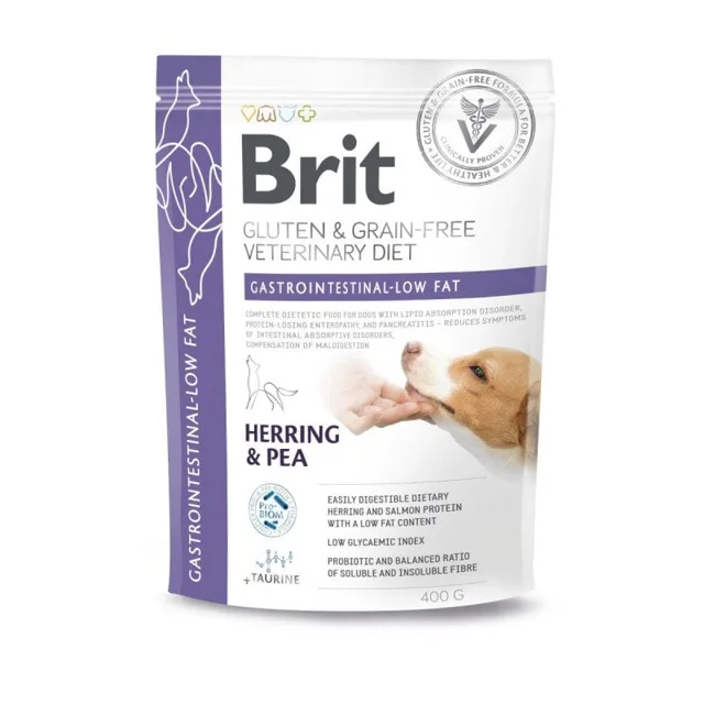 BRIT Grain Free Veterinary Diets Dog Gastrointestinal Low Fat 400 g