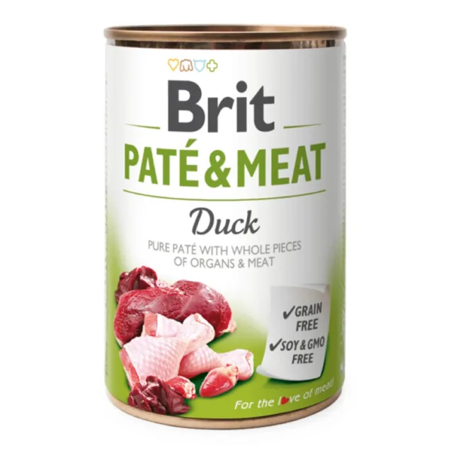Brit konzerva Paté & Meat Duck 400 g | Konzerva pro psy | P57965