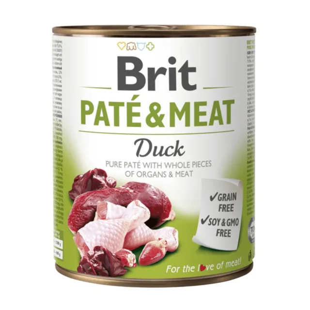 Brit konzerva Paté & Meat Duck 800 g | P57978