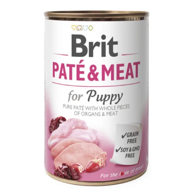 Brit konzerva Paté & Meat for Puppy 800 g | Konzerva pro psy | P58005