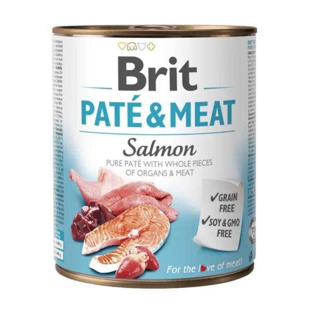 Brit konzerva Paté & Meat Salmon 800 g | P57991