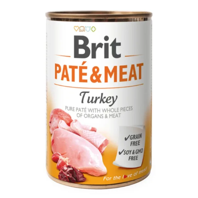 Brit konzerva Paté & Meat Turkey 400 g | P57988