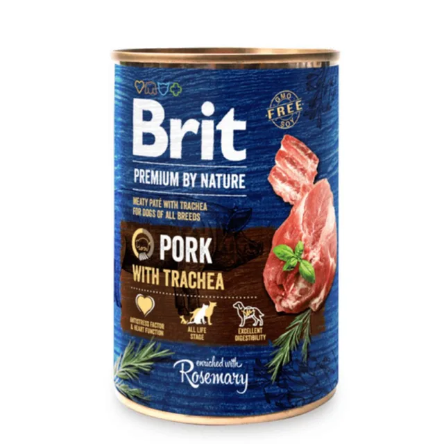 Brit konzerva Premium by Nature Pork & Trachea 800 g | Konzerva pro psy | P57990