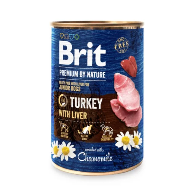 Brit konzerva Premium by Nature Turkey & Liver 800 g | P57996