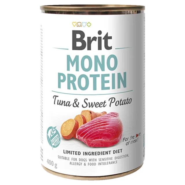 BRIT Mono Protein Tuna & Sweet Potato konzerva pro psy 400 g