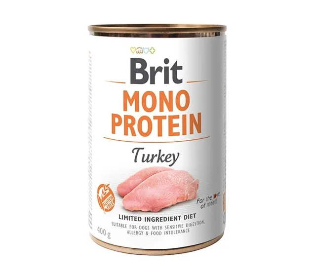 BRIT Mono Protein Turkey 400 g monoproteinové krmivo krůtí