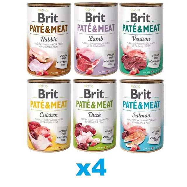 BRIT Pate&amp;Meat Mix 24x400 g