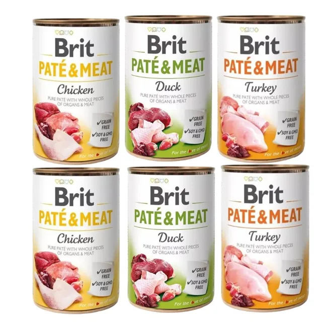 BRIT Pate&amp;Meat Mix 6x400 g