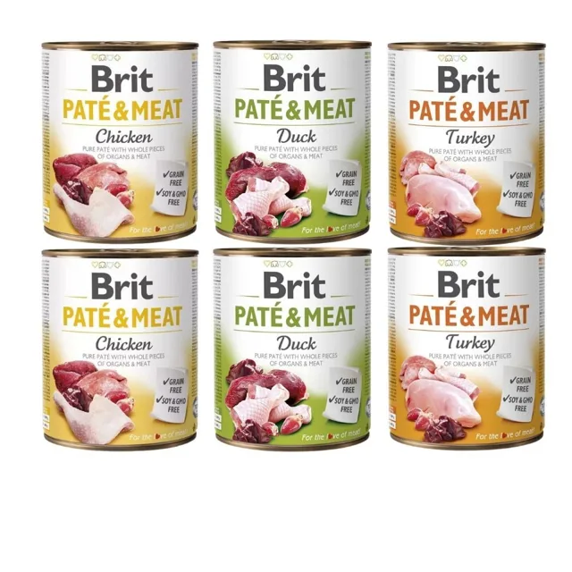 BRIT Pate&amp;Meat Mix 6x800 g