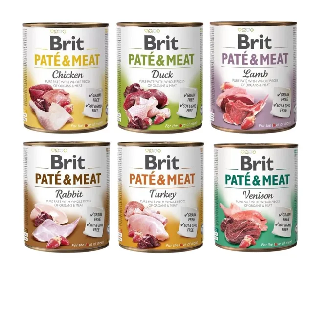 BRIT Pate&amp;Meat Mix 6x800 g