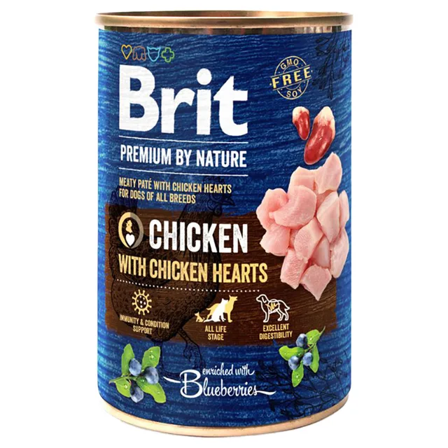 Brit Premium by Nature 6 x 400 g - jehněčí s pohankou
