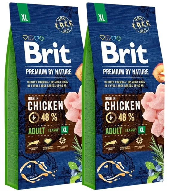 BRIT Premium By Nature Adult Extra Large XL 2 x 15 kg