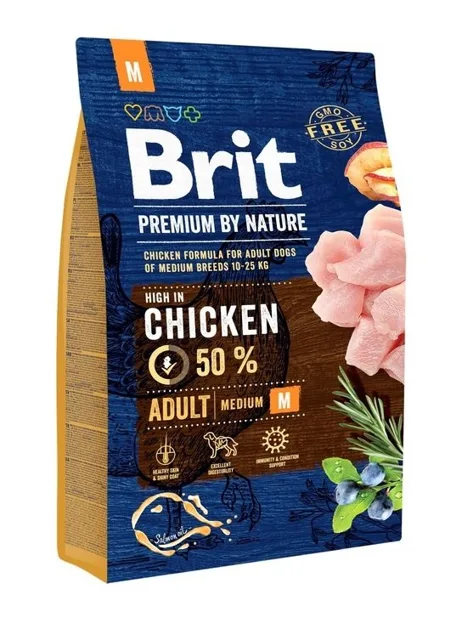 BRIT Premium By Nature Adult Medium M 3 kg