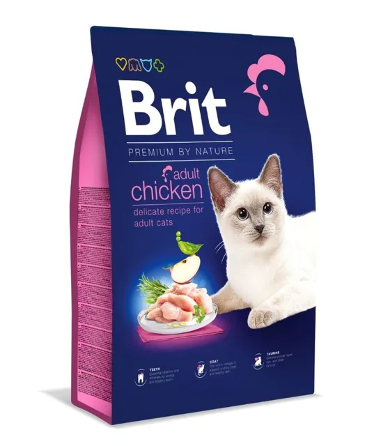 BRIT Premium by Nature Cat Adult Chicken 8 kg