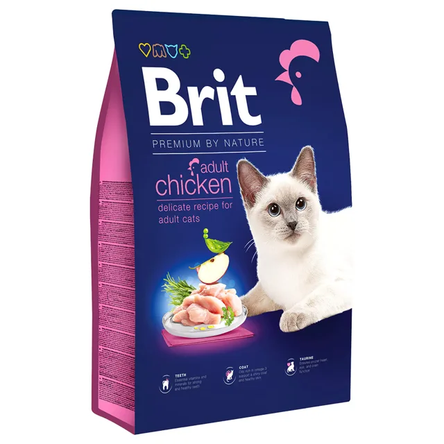 Brit Premium by Nature Cat Adult Chicken - 8 kg