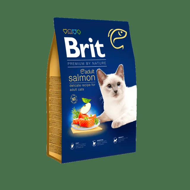 Brit Premium by Nature Cat. Adult Salmon