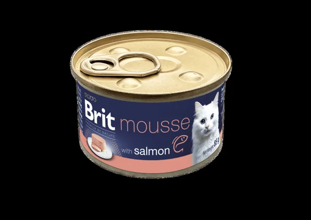 Brit Premium by Nature Cat Mousse with Salmon 85 g