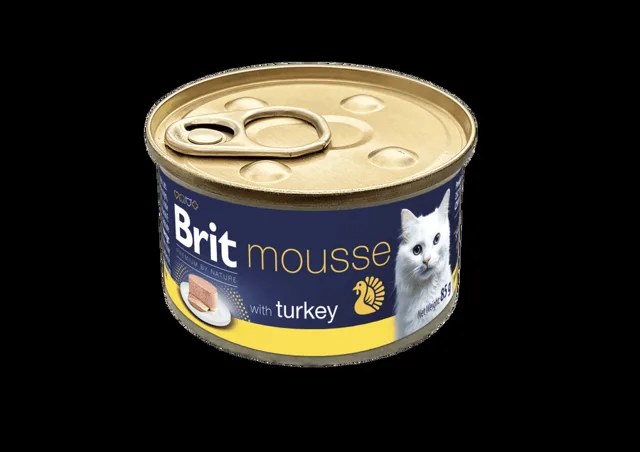 Brit Premium by Nature Cat Mousse with Turkey 85 g
