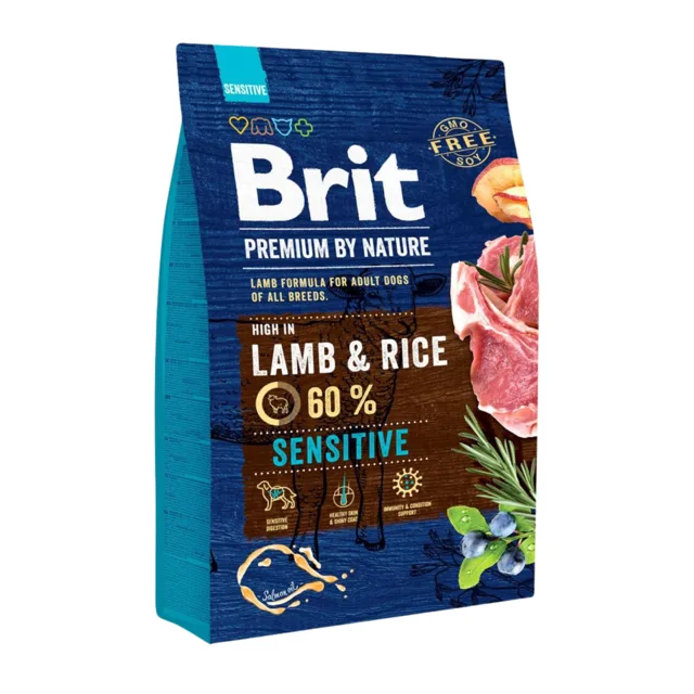 Brit Premium By Nature Dog Sensitive Lamb &amp; Rice - 3kg