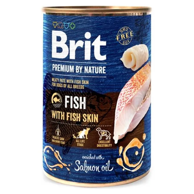 BRIT Premium by Nature Fish & Fish Skin konzerva pro psy, Hmotnost balení: 800 g