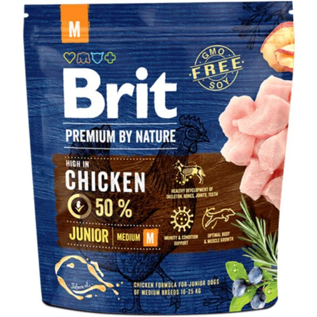 Brit Premium by Nature Junior M 1 kg | P57000