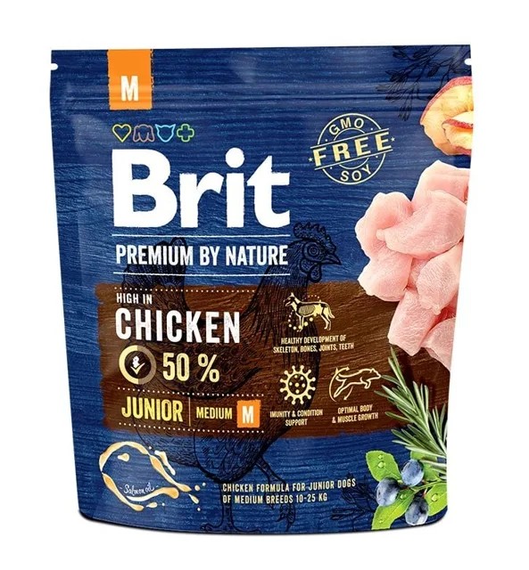 BRIT Premium By Nature Junior Medium M 1 kg