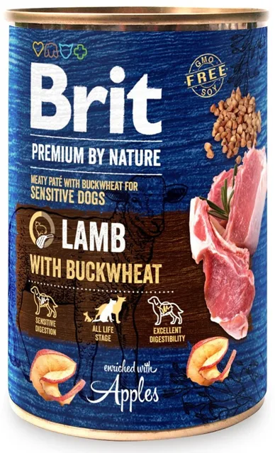 BRIT Premium by Nature Lamb and buckwheatn 6x400 g