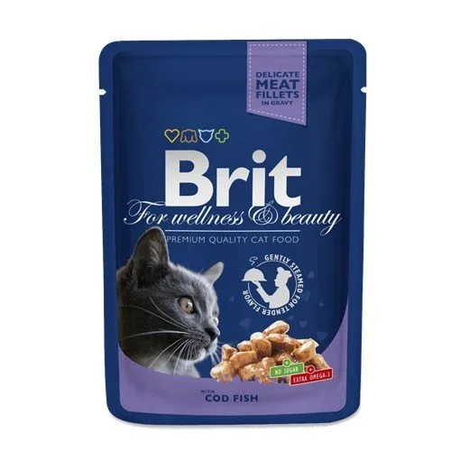 BRIT Premium Cat Adult Cod Fish 100 g