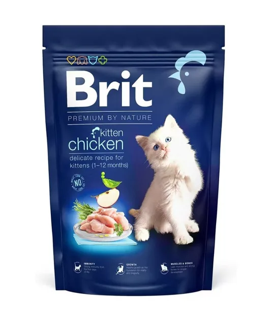 BRIT Premium Cat by Nature Kitten Chicken 300 g