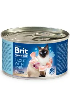 Brit Premium Cat By Nature Konzerva Trout&liver 200g