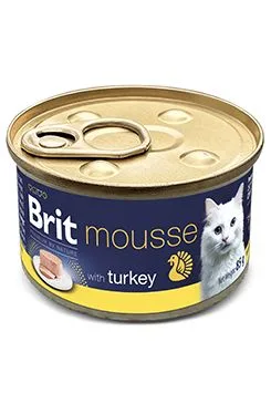 Brit Premium Cat By Nature Mousse Turkey 85g