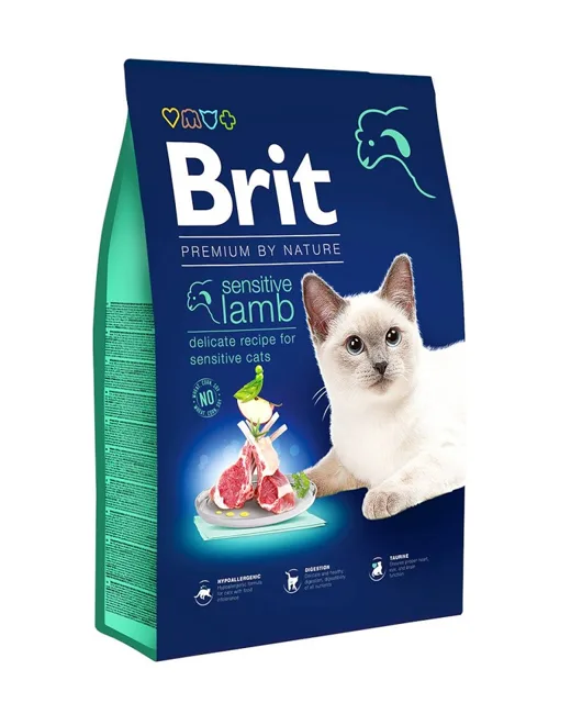 BRIT Premium Cat by Nature Sensitive Lamb 8 kg