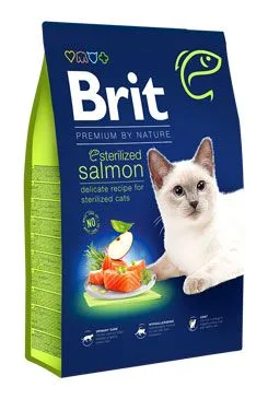 Brit Premium Cat By Nature Sterilized Salmon 8kg