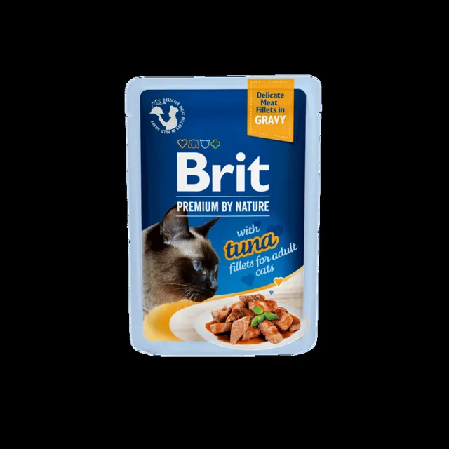 Brit Premium Cat Delicate Fillets in Gravy with Tuna 85 g