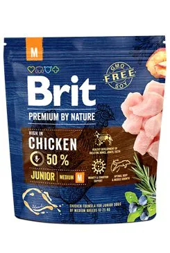 Brit Premium Dog By Nature Junior M 1kg